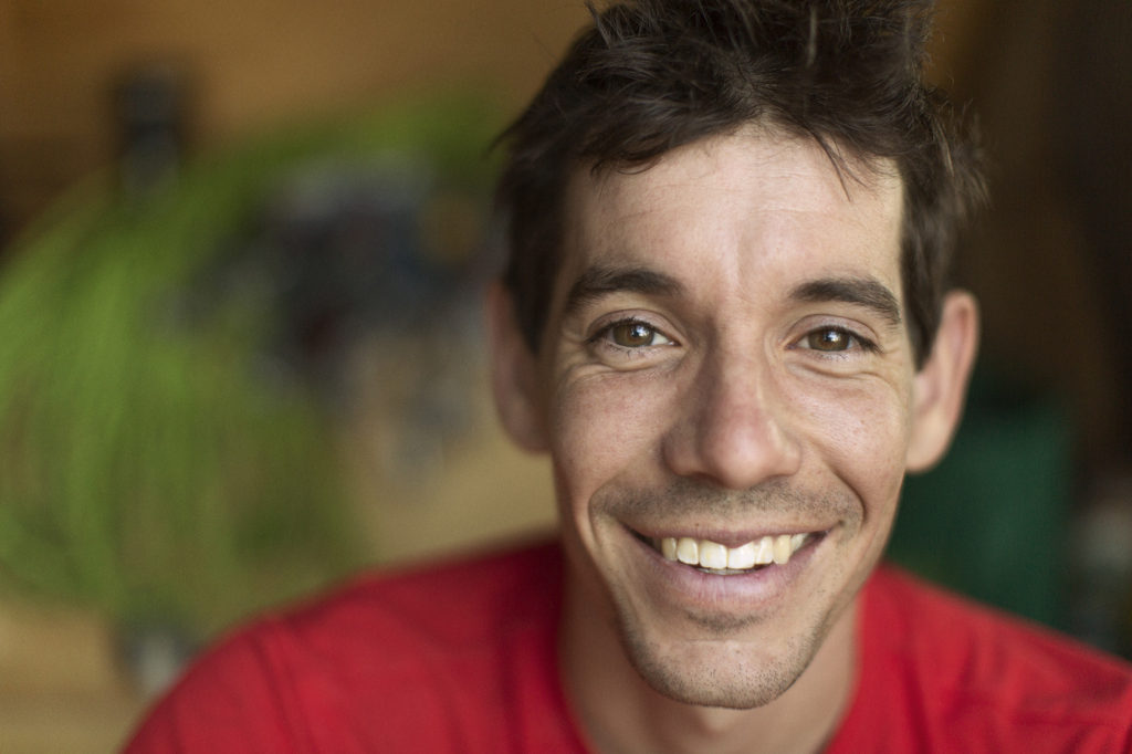 Free Solo big smile Alex Honnold